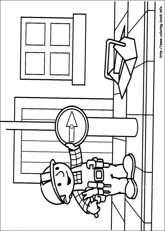 Bob the Builder coloring picture